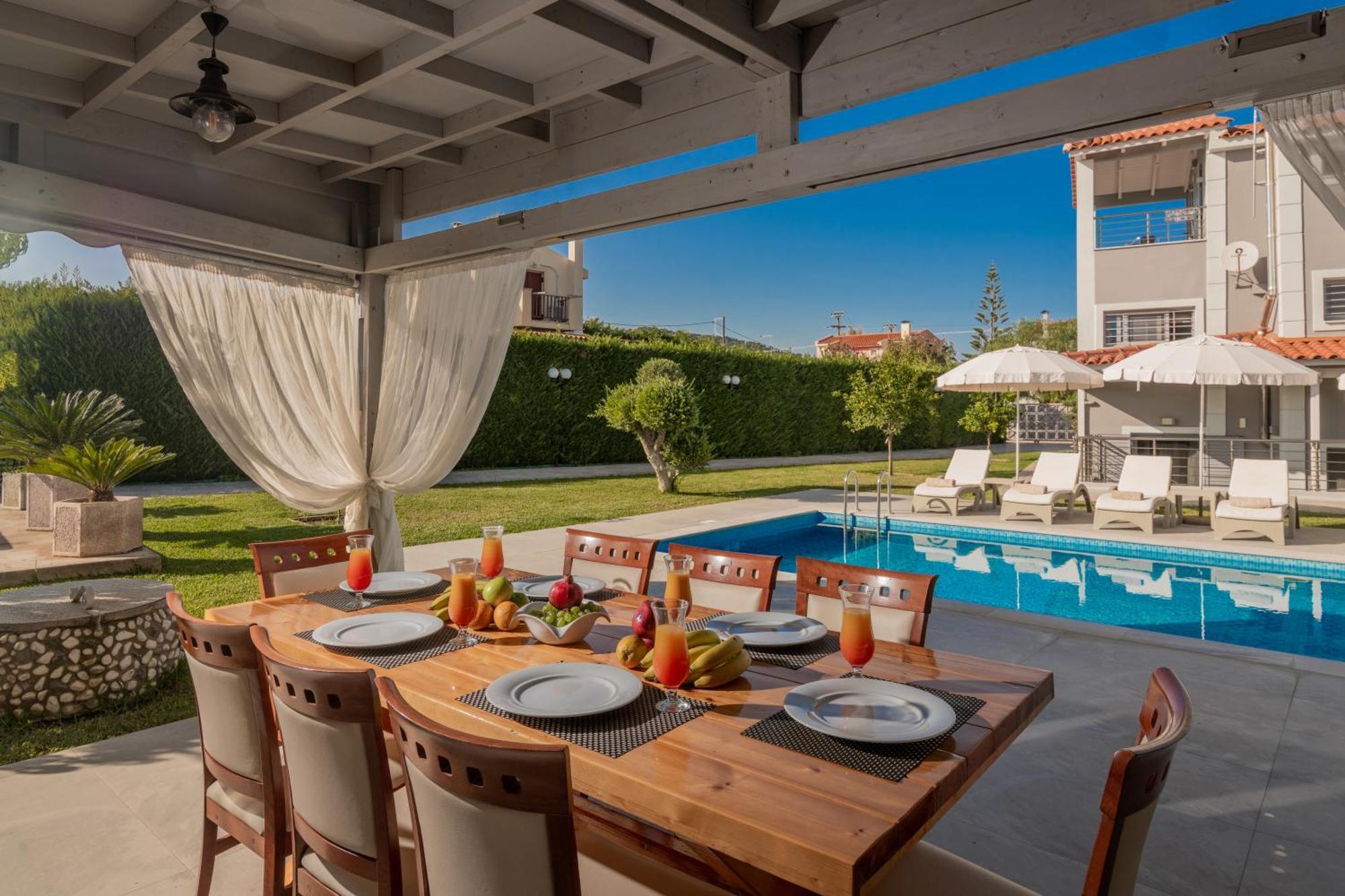 Shameti - Private With Pool And Billiards Near By Mana Gers * Zakynthos